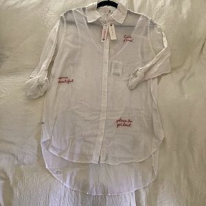 Long sleeve white shirt